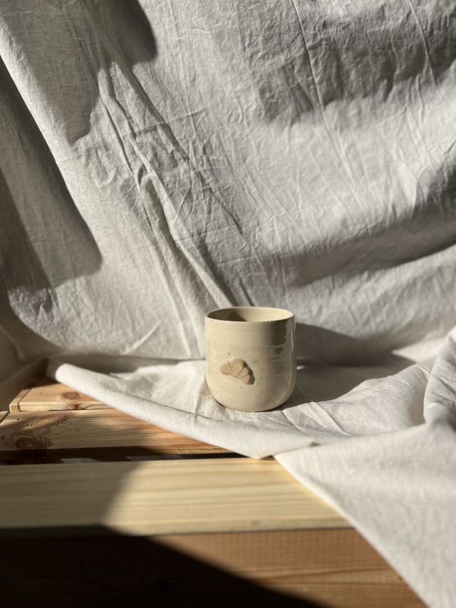 Cappuccinobecher "croissant"