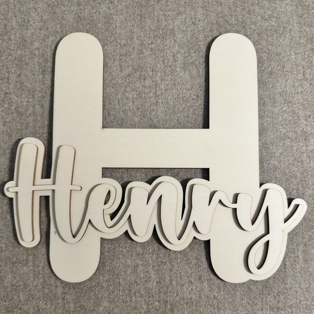 HENRY • 3D Holz-Schild