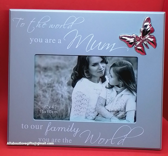 Mum Stunning Frame Grey With Stunning Script Writing