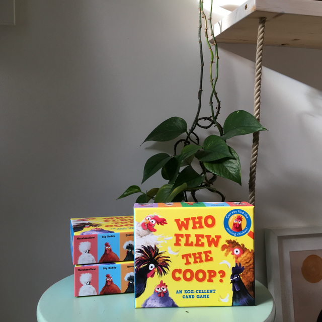 Who Flew The Coop, an Egg-cellent card game 