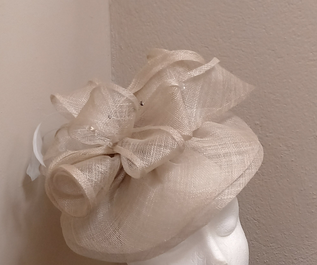 🤍Allie Silver headpiece 