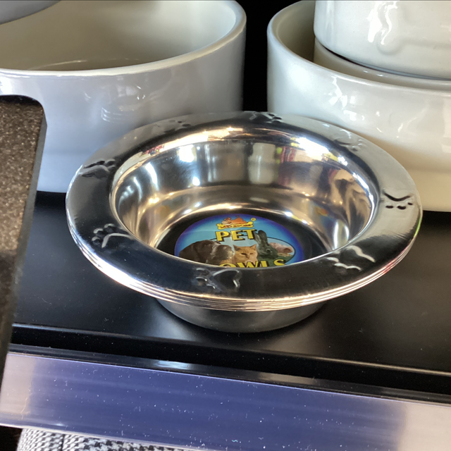 Small chrome bowls