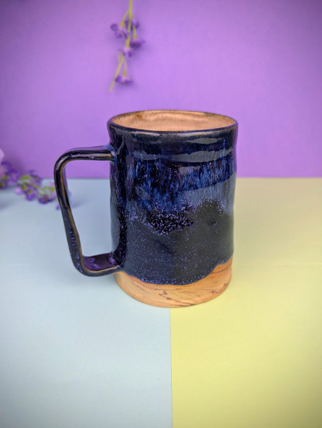 Tankard - indigo and purple 