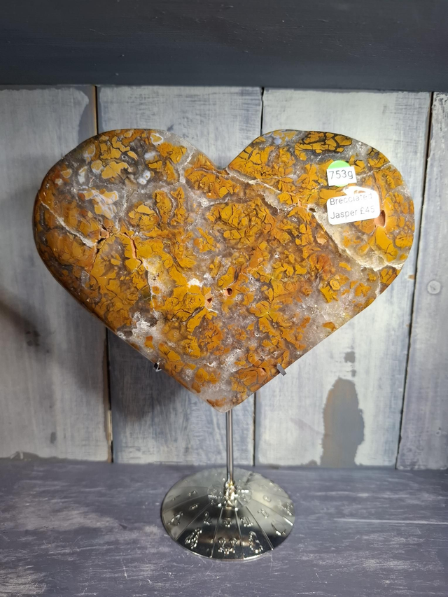 Brecciated Jasper Heart