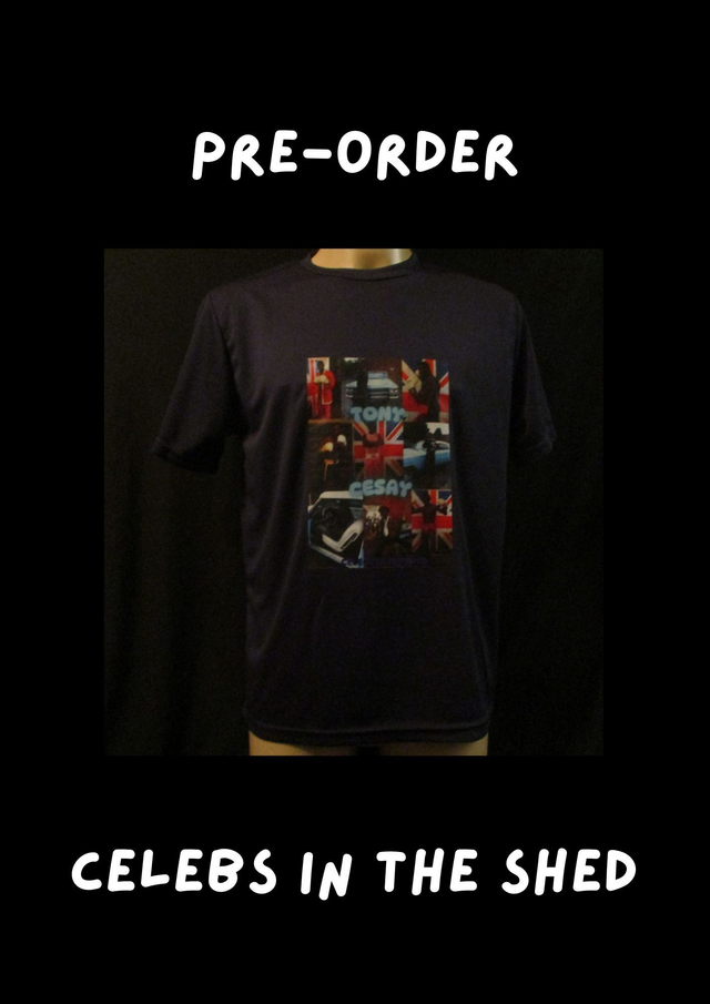 Tony Cesay ABA Champion Boxer Picture T-Shirt (Blue Bubble) ADULT 100% Polyester Crew Neck NAVY BLUE (PRE-ORDER SIZE) Top BUY NOW