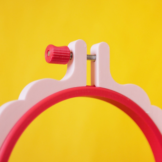 Tambours à broder circulaires imprimés en 3D