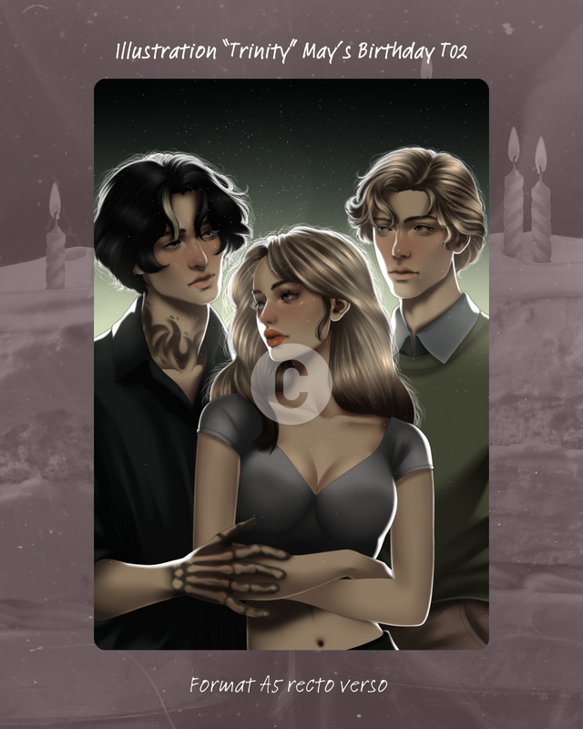 Illustration Trinity (May&#039;s Birthday T02) 