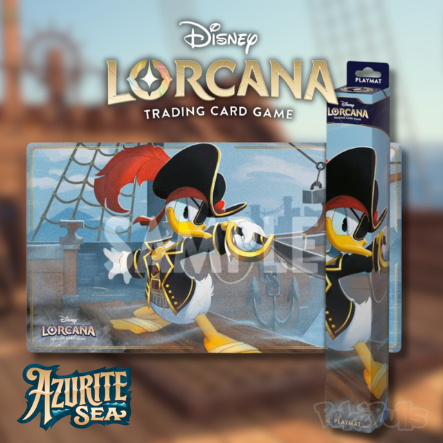 Disney LORCANA プレイマット（Donald Duck） Disney Lorcana - Azurite Sea (Set 6) Playmat - Donald Duck