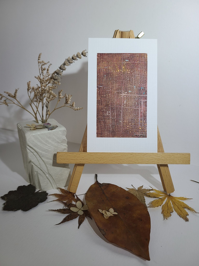 Carte graphique gaufrée