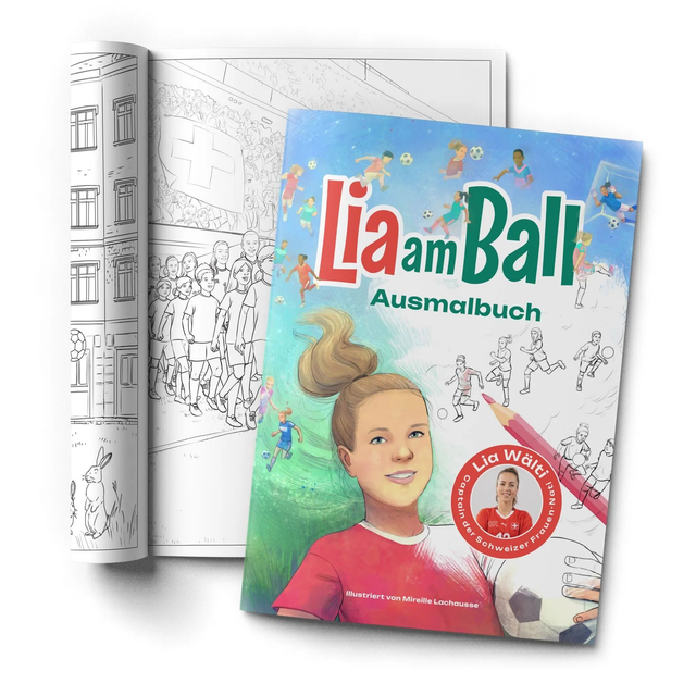Lia am Ball – Ausmalbuch | KALEIO