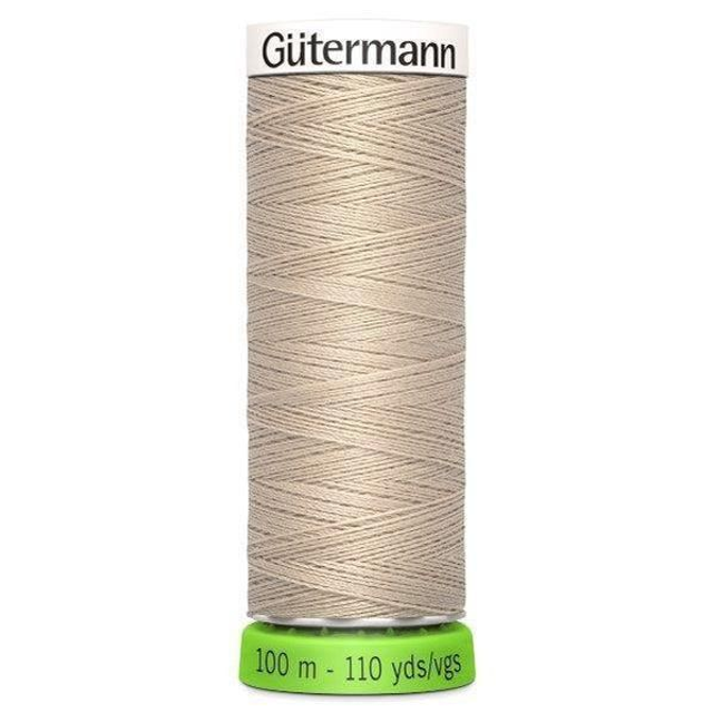 Gutermann Sew All Recycled rPET Thread 100m 722 - mushroom