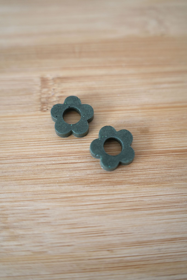 Petites pampilles fleurs vertes