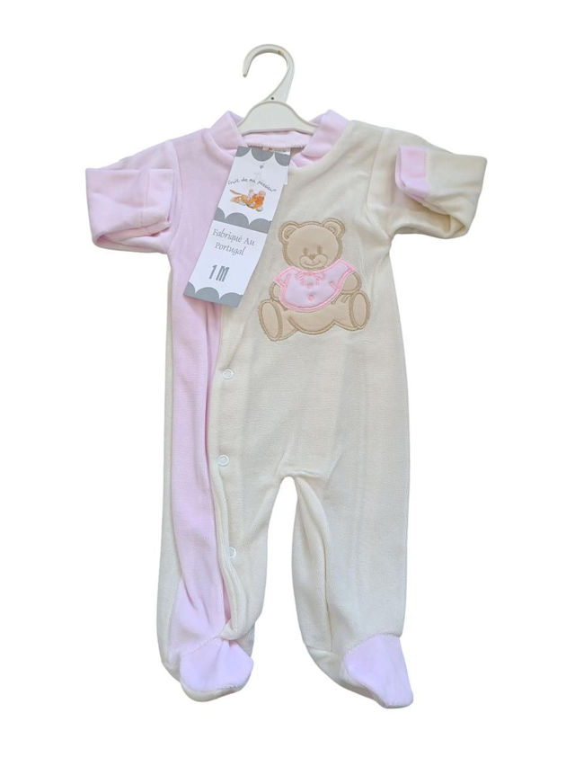 Pyjama brodé fille (1 mois)