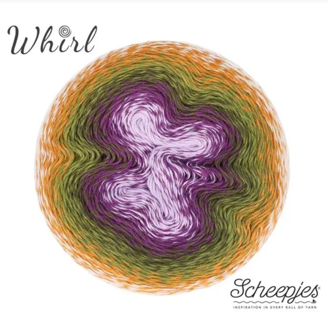 Scheepjes Whirl 1x1000m - 791 Kiwi Crush Crumble