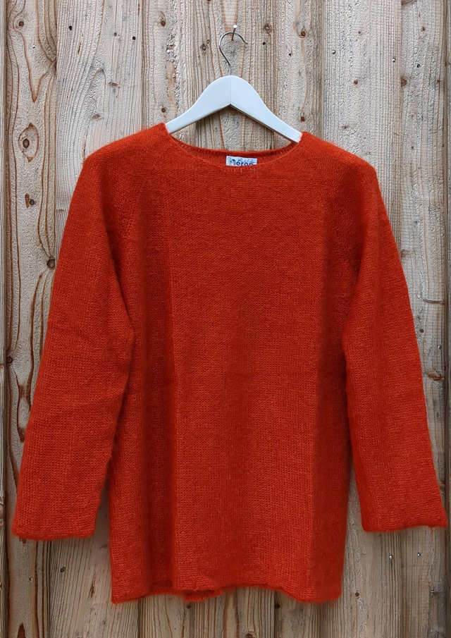 Pull tunique col rond