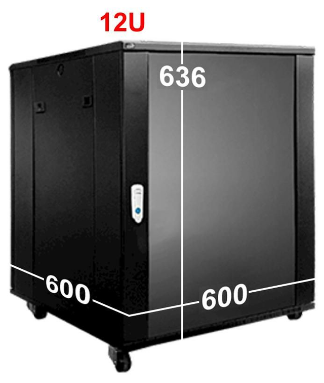  CAYMON Rack 19&#039;&#039; 12U - F600