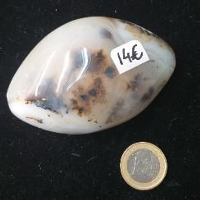 agate à dendrites (galet) 