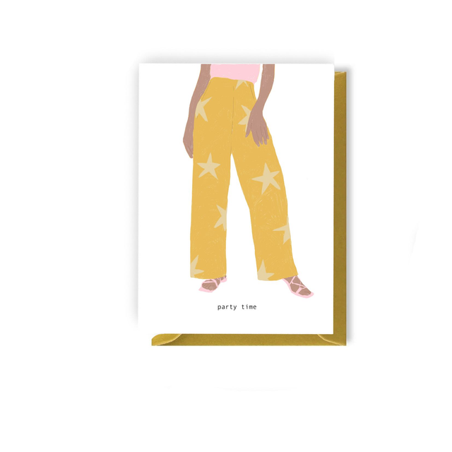 Party Pants - Illustrated Christmas Card   