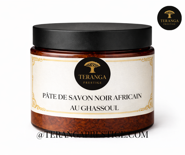 Pâte de Savon Noir Africain au Ghassoul