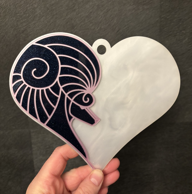 Wall Art - Poodle Fantasy Acryl