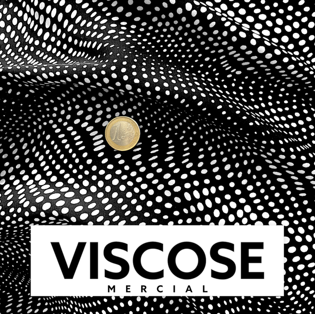 Vaguement pois (Viscose)