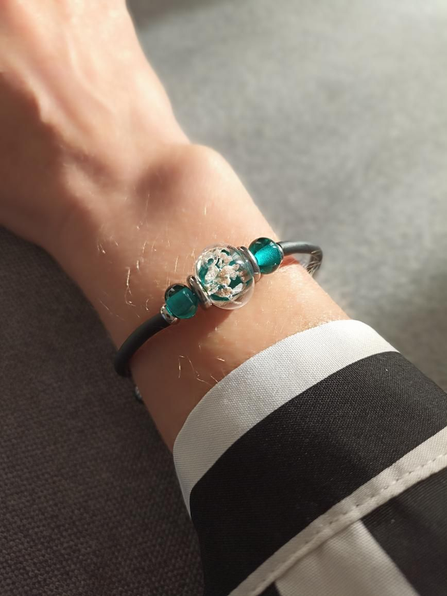 Bracelet turquoise vert 