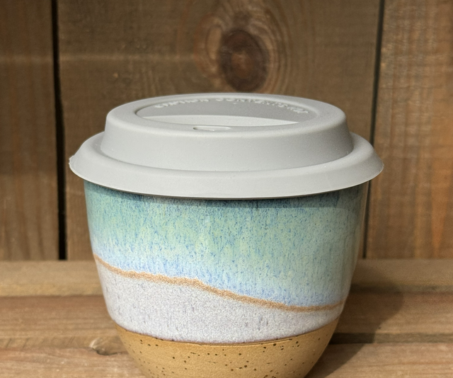 Travel Cup - Short Speckled Ocean 