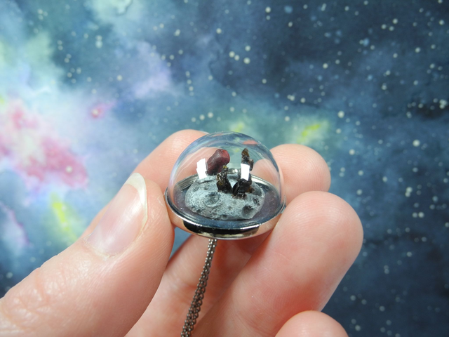 Moon Miniature Necklace inspired by Georges Méliès