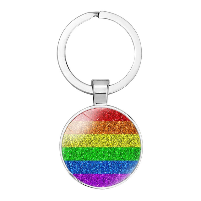 Glitter Pride Keyring