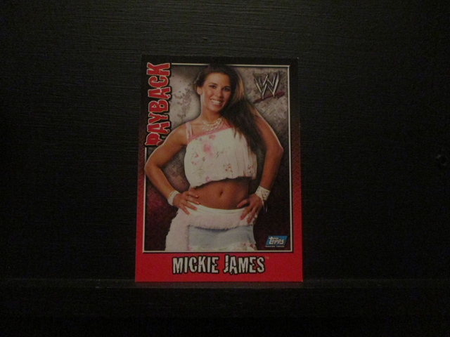 Mickie James - Payback Original Trading Card #15