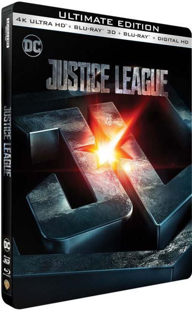 Justice League steelbook ultimate édition Blu-ray 4K Ultra HD. Neuf. Livraison gratuite. 