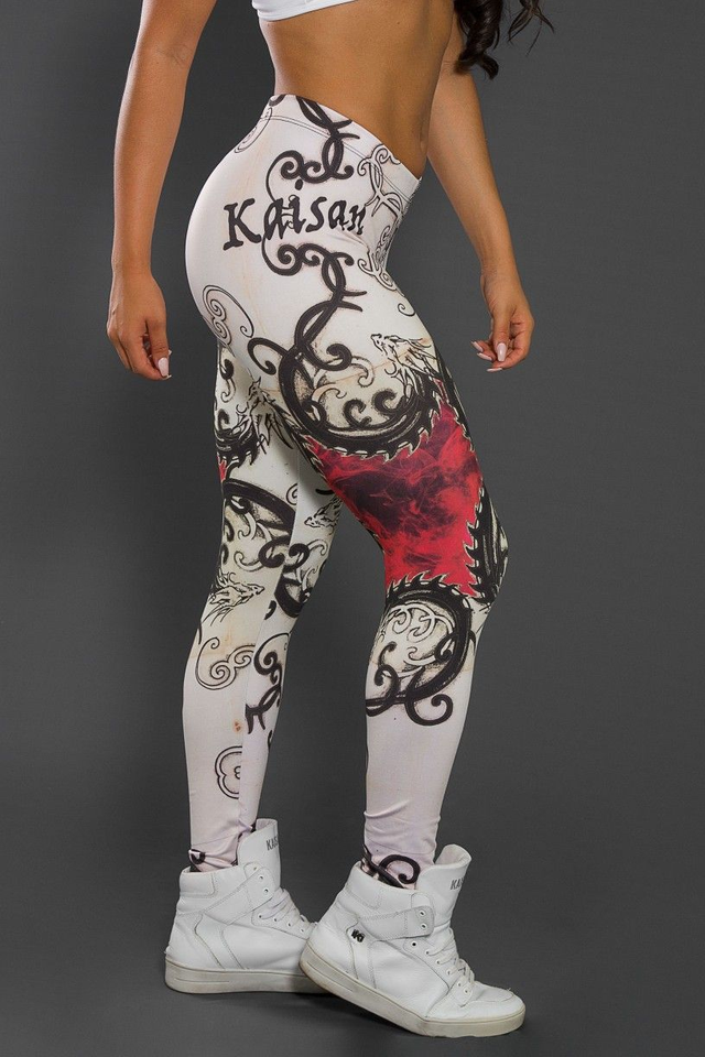 Calça Legging Sublimada Dragon | Kaisan