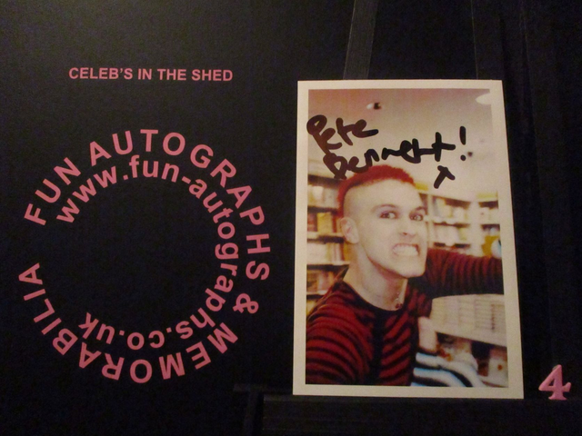 Pete Bennett Authentic Autographed 6x4 Our Facing White Border Photograph (4)