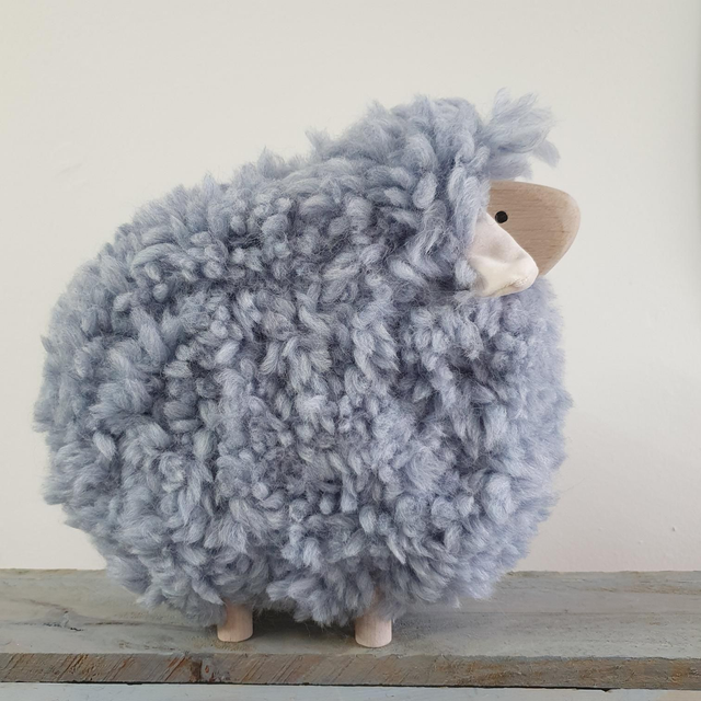 Mouton laine et bois