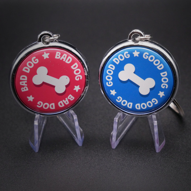 Good Dog / Bad Dog Keychain