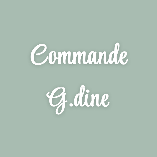 Commande g.dine 