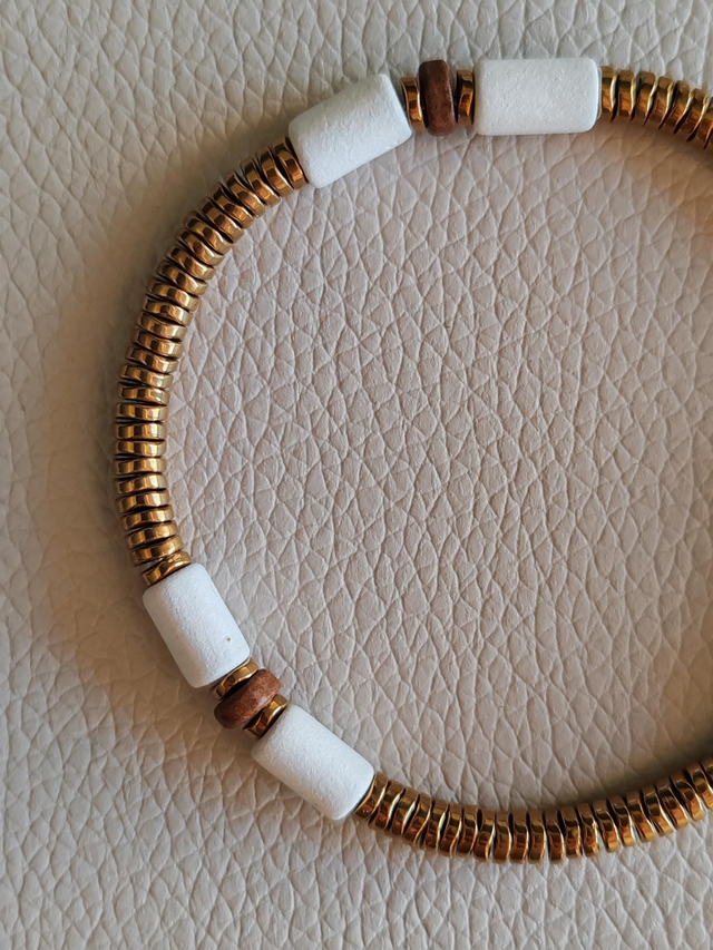 Azur Faroa - Bracelet Bronze, Craie et Brun