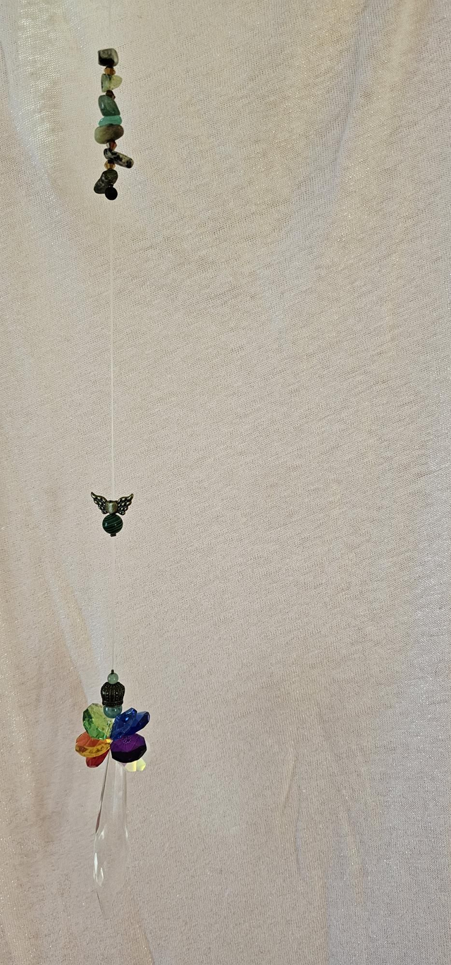 Attrape-soleil Ange vert – Création Vibratoire