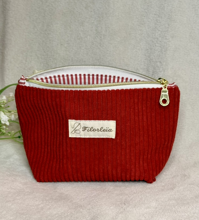 Trousse S Rouge Rayures