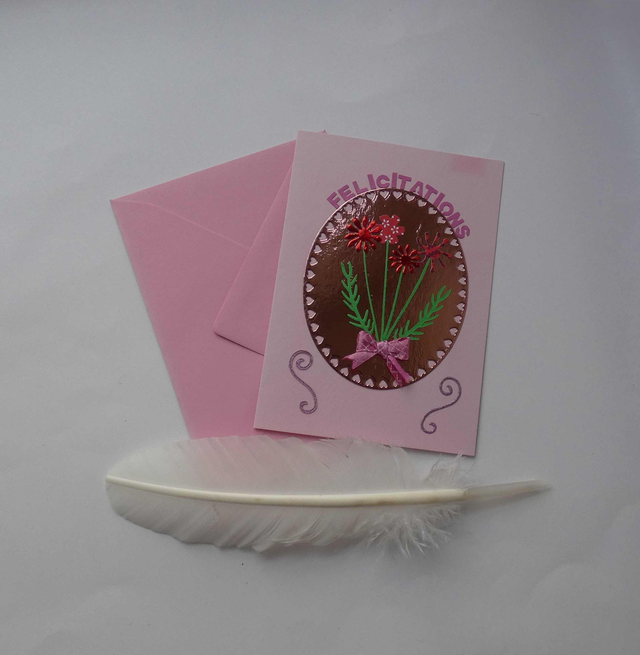 Les fleurs de félicitations