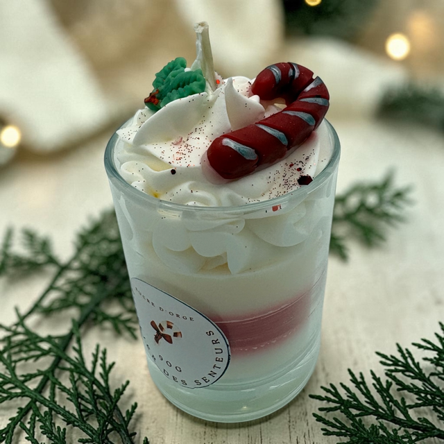 Bougie gourmande sucre d'orge