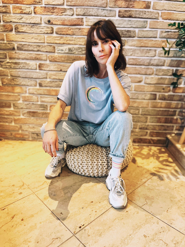 Oversize Rolled Sleeves "Stella Collider" (Druck)