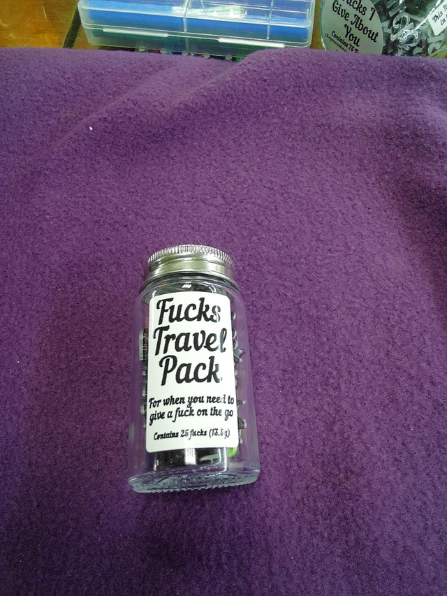 F*cks Travel Pack A Secret Workshop