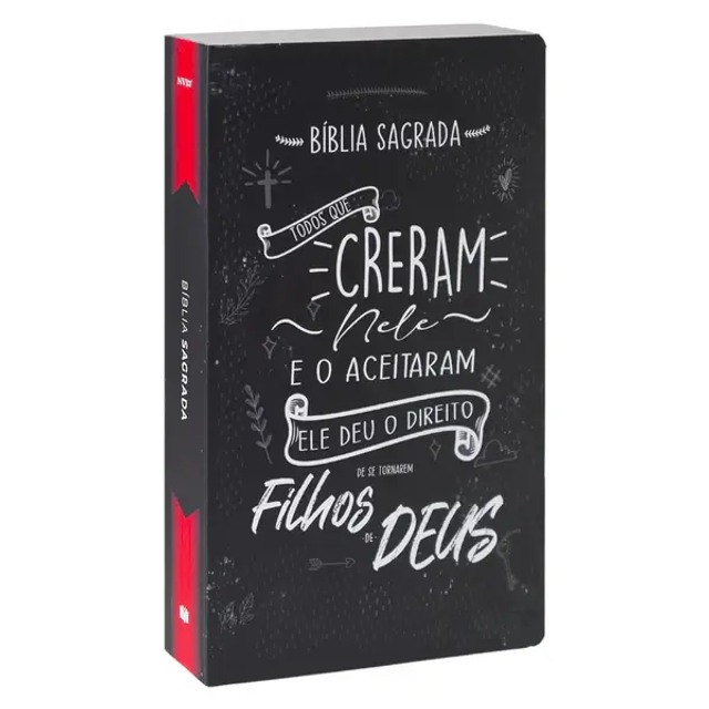 Bíblia Sagrada Lettering | NVI | Letra Normal | Capa Brochura