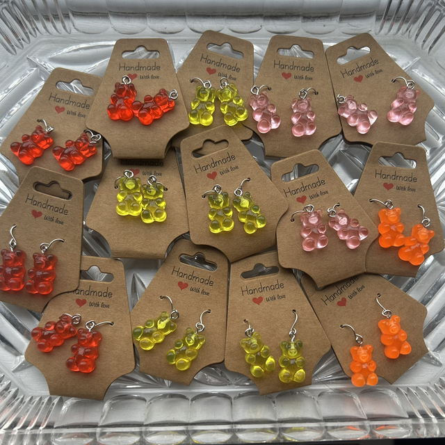Gummy bear earrings 