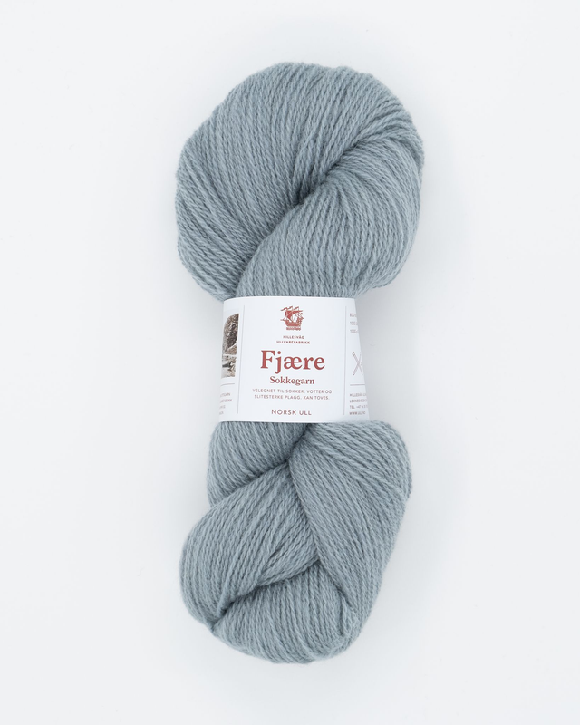 0553 - Dusty Grey Blue (Fjære Sokkegarn)