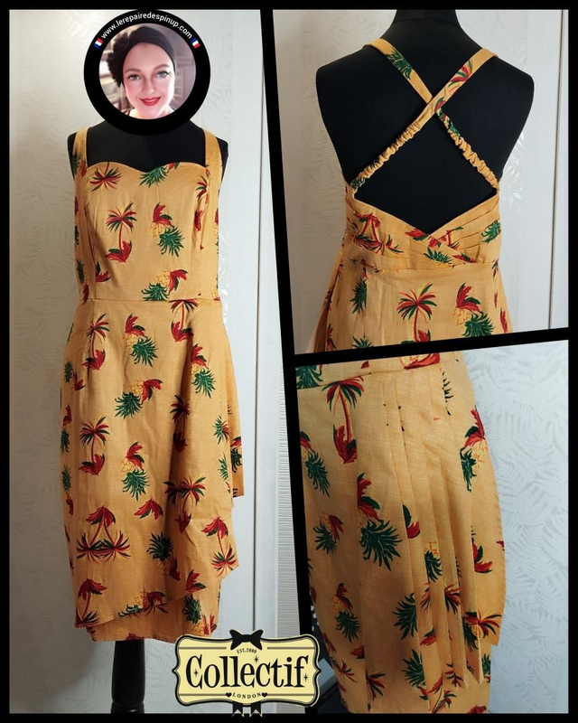 Robe Collectif Mahina Pineapple &amp; Palm Saroung T44