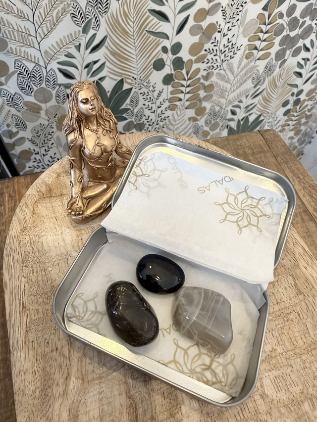 Box Astro Gémeaux - Labradorite, Pierre de lune, Tourmaline