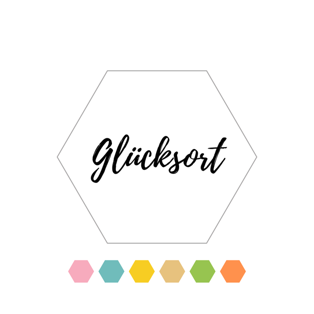 Hexagon "Glücksort"