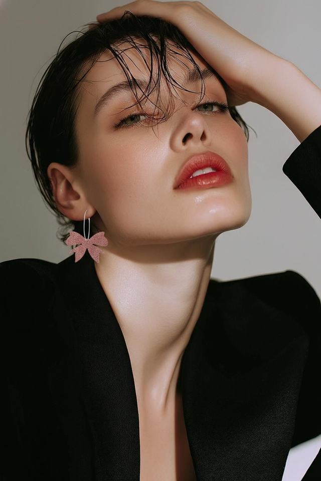 Boucles Nœud grand modèle- Collection Pivoine 